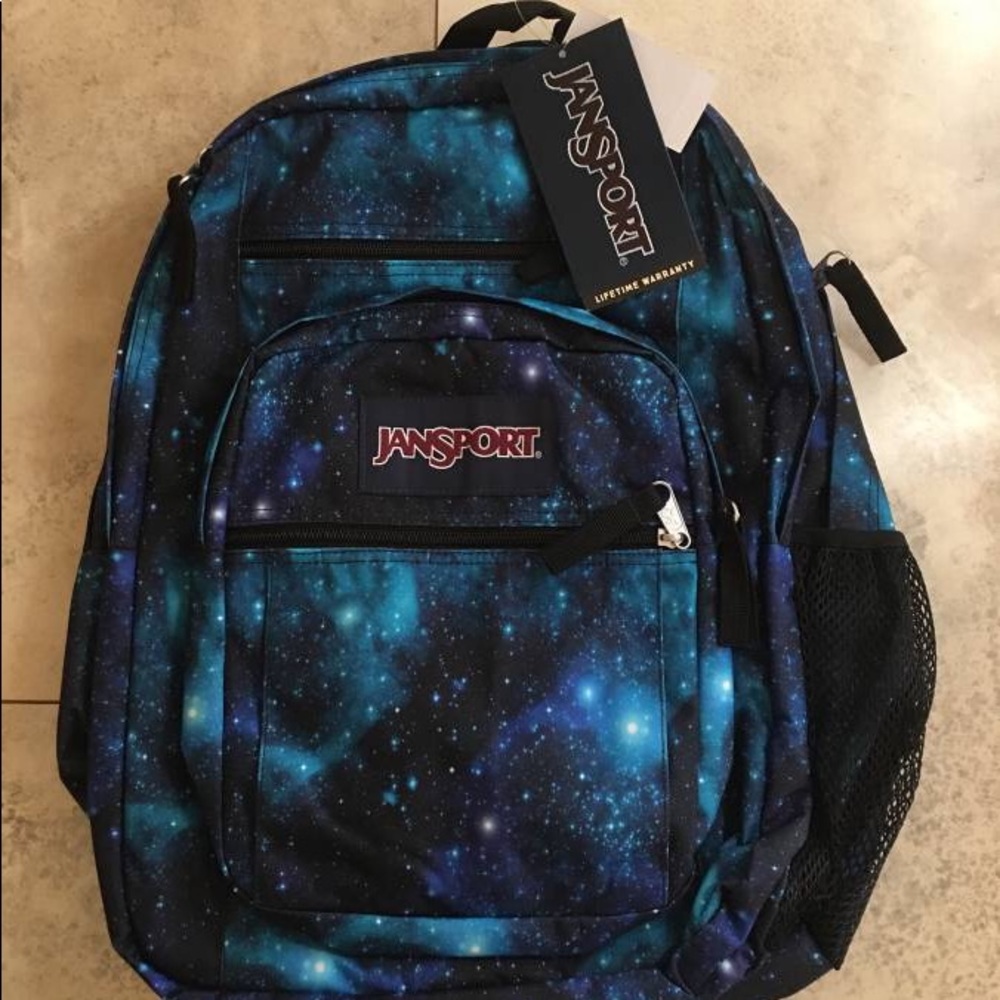 Jansport big student galaxy backpack